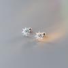 Nalan Plata S925 Estilo Bosque Pendientes de Sol de Diamante Azul Fresco para Mujer Verano Dama Joyería de Hilo para la Oreja G9477