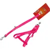 Fábrica de Origen Arnés para Mascotas Teddy DIY Accesorios de Tracción Venta al por Mayor Color Sólido Poliéster Exportación Transfronteriza Regalos