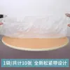 Toalha de Mesa Descartável com Bordas Elásticas, Impermeável, à Prova de Óleo, Não Lavável, Espessa, Grau Alimentício, Toalha de Mesa de Filme Plástico para Banquetes