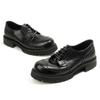 16-5 Couro de Cavalo Vintage Brock Couro Esculpido Sapatos Polidos à Mão Cor Desgastada Ferramenta Moda Tendência Casual Sapatos Masculinos