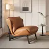 Sofá minimalista de lujo ligero estilo italiano para sala de estar, dormitorio, oficina sencilla, dormitorio principal de hotel, sofá perezoso, sillón de sofá de ocio