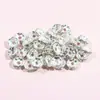 50 Piezas Pulseras Tobilleras de Hilo con Cuentas de Diamantes Circulares de Colores Cuentas Espaciadoras Círculos Redondos de Pedrería Accesorios de Joyería DIY