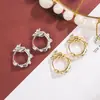 Novo Estilo Chinês Unissex Ear Cuff Cabeça de Dragão Temperamento Único Moderno Toque de Luxo Diário Ano do Zodíaco Ano do Dragão Brincos Retrô