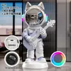Guitarra Astronauta Hombre Espacial Adorno de Pie Altavoz Bluetooth Sala de Estar Mueble de TV Decoración Colorida Regalo de Inauguración