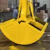Cubo Excavadora Qiancheng para Movimiento de Tierras, Cubo de Pinza con Giro Hidráulico, Cubo de Pinza para Dragado de Ríos