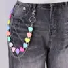 Cadena de Cintura M&M Colorida Estilo Hip-Hop Europeo y Americano, Cadena Versátil para Jeans Unisex, Cadena de Pantalones de Calle de Moda
