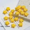 Estrella Pequeña Acrílico Colorido Divertidas Cuentas Pulsera Linda Collar Joyería Cadena de Teléfono Móvil Accesorios Cuentas Sueltas Color Natural