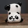 Adornos de Panda de Cerámica Lindos de Dibujos Animados Creativos para Escritorio de Oficina Estación de Trabajo Descompresión Panda Manualidades Creativas de Cerámica