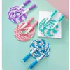 Cuerda para saltar con articulaciones de bambú Zemeijian para escuela primaria, cuerda con articulaciones de cuentas suaves para principiantes de jardín de infantes, cuerda para saltar para niños para exámenes, cuerda corta deportiva