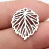 Colgante de Hoja Hueca de Plata Antigua 22x18mm 1.2g, Accesorio Vintage de Venta Caliente Transfronteriza