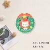 Broche de Navidad Lazo Campana Pudín Perro Insignia Pin Regalo de Navidad Decoración de Ropa Accesorios Joyería