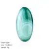 Cabujón Oval de Cristal Natural 15*30mm para Incrustación DIY en Collares Broches Accesorios de Fondo Plano Cabujón en Forma de Huevo de Piedra Semipreciosa