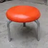 Taburete Redondo Pequeño de Metal, Taburete de Tres Patas, Elegante Taburete Bajo de Tubo de Acero, Taburete para Cambiar Zapatos de Baño 27, Taburete de Comedor, Taburete de Hierro, Estilo Yunnan