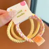 Gomas para el cabello de dopamina para niños, bandas de goma de alta elasticidad para que las niñas se aten coletas altas y moños, cuerdas para el cabello que no dañan el cabello, accesorios para el cabello