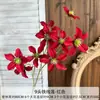 Flores Artificiais Vermelhas para Celebrações de Casamento, Flores Artificiais para Salões de Casamento, Decoração de Casa, Buquês Artificiais de Rosa, Enfeites de Flores de Seda