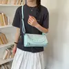 Yuezi 2026 Verano Nuevo Bolso Cruzado de Hombro Único de Moda con un Toque Diario, Bolso Almohada para Viajes con Tachuelas