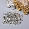 Xizang Patrón de Gran Muralla de Oro y Plata Espaciador Serie Antigua de Oro Antigua de Plata Cuerda de Plata de Xizang Pulsera Pulsera Collar Accesorios para Joyería DIY