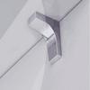 Soporte de placa de aleación de zinc, soporte de placa de vidrio, soporte de placa divisoria de 5 mm, clavo para placa de gabinete, clavo para estante, doble