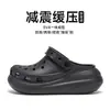 Zuecos de Plataforma de 5 cm para Mujer, Zapatos de Playa Gruesos de Verano que Aumentan la Altura, Pantuflas Antideslizantes de Suela Suave, Sandalias para el Hogar y Exteriores al por Mayor