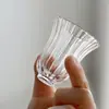Conjunto de chá de vidro xícara de chá xícara única xícara pequena xícara do Mestre para senhoras tamanho pequeno estilo japonês pétalas xícara de chá kung fu