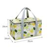 Cesta de Picnic Plegable Bolsa Refrigerada Aislada Gran Capacidad Espesada Portátil Lonchera Estilo Camping Bolsa de Hielo Caja para Mantener Fresco al Aire Libre