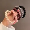 Corea del Sur banda de goma elástica alta trenzada gruesa cuerda para atar el pelo femenina tocado simple no daña el pelo cuerda para el pelo cola de caballo anillo para el pelo