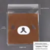 Em estoque saco de embalagem para panificação floco de neve máquina de biscoito crocante saco auto-selante para biscoito saco para sabonete artesanal saco auto-adesivo para doces