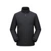Chaqueta cálida forrada de polar con cuello alto, cortavientos, impermeable, con logo, moda, abrigo para hombre, chaqueta de trabajo, de alta calidad