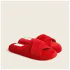 Nuevas pantuflas peludas transfronterizas para mujer, populares en línea, de moda para primavera y otoño, antideslizantes para uso en interiores en casa, pantuflas cálidas de algodón