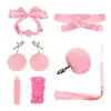 Produtos para adultos Conjunto de bola de pelo SM com fita para bondage, flerte e treinamento; itens de novidade com tema de empregada doméstica, atacado de fábrica