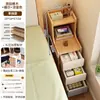 Mesita de noche personalizada, Gabinete de almacenamiento de espacio extremadamente estrecho, Gabinete de mesita de noche simple moderno para dormitorio del hogar, Mini estante de almacenamiento simple
