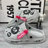 Pantuflas Zapatos Croc para Hombre 2023 Nuevos Antideslizantes Suela Gruesa Casual Exterior Estilo Coreano Playa Suela Suave Sandalias Baotou para Hombre