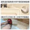 Mesita de Noche de Madera Maciza Color Crema, Nuevo Diseño de Piel, Lujo Ligero, Estilo Sencillo, Armario Pequeño de Almacenamiento Moderno para Dormitorio
