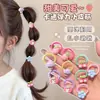 Gomas para el pelo de pulgar de colores de caramelo de dibujos animados para niños, Diademas para bebé, Gomas elásticas de alta elasticidad para niñas pequeñas, Cuerdas para el pelo para niñas
