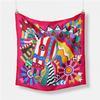 ¡Dios, es tan hermoso! Bufanda con estampado de cabeza de caballo a juego de colores estilo europeo y americano para mujer, bufanda de viaje de alta calidad, bufanda decorativa