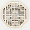 Posavasos Aislantes, Manteles Antiescaldado, Piezas Redondas de Madera de Cocina, Salvamanteles Domésticos, Salvamanteles para Tazones, Manualidades de Madera DIY, Madera Maciza