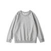 Moletom Infantil Algodão Puro 280g Gola Redonda Pulôver para Meninos Cor Lisa Estilo Coreano Manga Longa para Meninas Outono e Inverno Roupas Infantis Uniformes de Jardim em Estoque