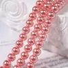 Perlas de Imitación Sueltas Cuentas de Concha de Imitación Glaseadas Cuentas de Concha de Perla Accesorios para Joyería Pulsera Collar DIY Cuentas Semiacabadas