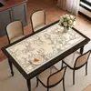 Mantel de Mesa de Comedor de Lujo Ligero Estilo Francés, Impermeable, Resistente al Aceite, Lavable, Mantel de Mesa de Café de Gama Alta, Resistente al Calor, Aislante Térmico, Protector de Mesa