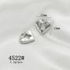 Colgante pequeño de aleación de bola de corazón de durazno personalizado hecho a mano diy aretes caseros colgante accesorios para el cabello material para accesorios
