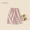 Ropa de Otoño para Niñas Pantalones de Algodón Puro 2026 Nuevo Estilo Niña Bebé Elegante Ropa Casual de Pierna Ancha Larga para Niños Primavera y Otoño Ropa Infantil