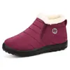 Sapatos de algodão, botas de algodão de inverno para exportação, atacado, estilo slip-on, tamanhos grandes, botas curtas espessadas, estilo casal, botas de neve quentes para exterior