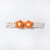 Diadema Elástica de Encaje Nuevo Estilo Europeo y Americano para Bebé con Flores Lindas, Pañuelo para la Cabeza Infantil, Accesorio Fino y Suave para el Cabello de Bebé para Todas las Estaciones