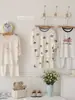 Coelho de Pão 2026 Primavera/Verão Novo Lyocell Classe A Conjunto de Roupa de Casa Infantil Desenho Animado Gola Redonda Traje de Ar Condicionado para Meninas