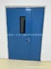 Portas de Aço com Revestimento de Tinta para Enfermarias Hospitalares, Portas Cirúrgicas, Oficina de Purificação Pintada Eletrostaticamente Antibacteriana Portas Manuais de Aço