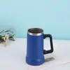 Taza de acero inoxidable con asa de 24 oz transfronteriza, gran capacidad, aislamiento al vacío, taza de cerveza, portátil para exteriores y coche, taza de coche, venta al por mayor