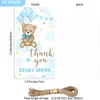 Etiqueta de Agradecimiento "Beary Much" con Forma de Oso de Nube Cuerda de Cáñamo Colgante Etiqueta Decorativa para Fiesta