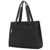Bolso Tote de Nylon, Bolso para Laptop de Mujer, Bolso de Hombro de Gran Capacidad, Bolso Ligero para el Trabajo y los Viajes