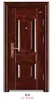 Puerta de Entrada Clase A, Puerta Antirrobo, Puerta de Entrada Ventilada, Puerta de Seguridad para el Hogar, Puerta Doble con Impresión por Transferencia de Grano de Madera, Venta Directa de Fábrica