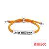 Pulsera de Cuerda Trenzada Multicolor Transfronteriza Europea y Americana Commemorativa para Buenas Enfermeras Día de la Enfermera Regalo de Navidad Pulsera de Acero Inoxidable Grabada